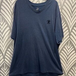 Beverly Hills Polo Club Blue Short Sleeve Tee Relaxed Fit
